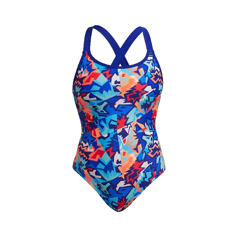 swimwear high flexibility -Saw Sea | Ladies Eclipse One Piece