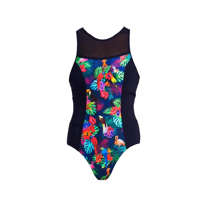 swimwear long sessions -Tropic Team | Ladies Hi Flyer One Piece