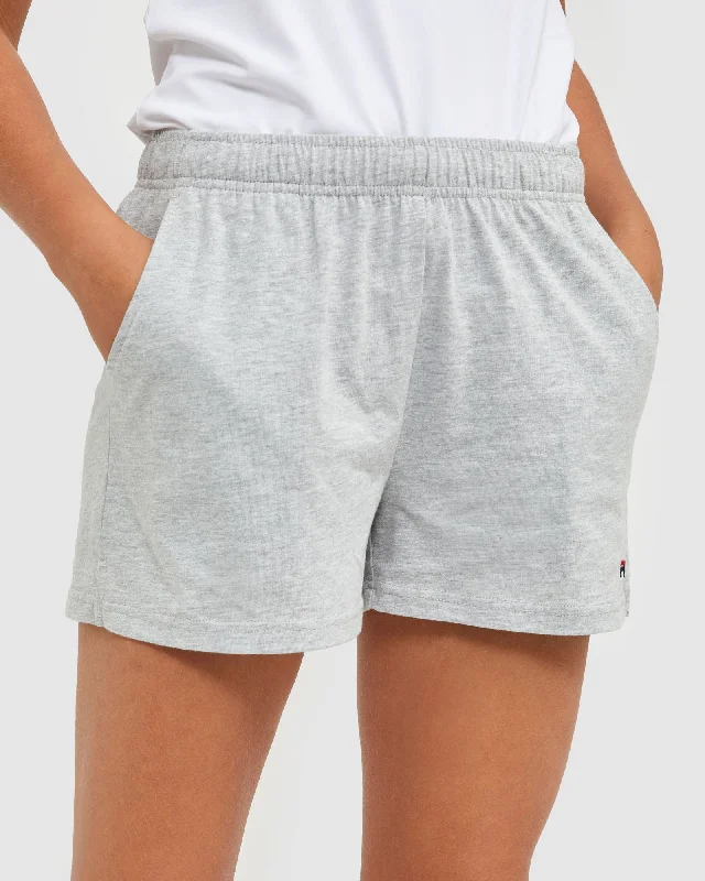 Grey Lightweight Sports Short for Light -Classic Women's Jersey Shorts