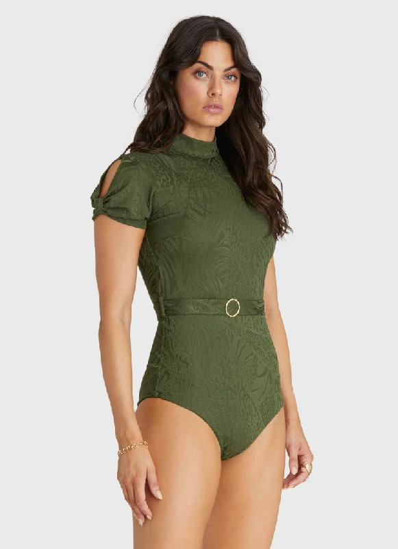 swimwear stylish look -Olive Adria One Piece