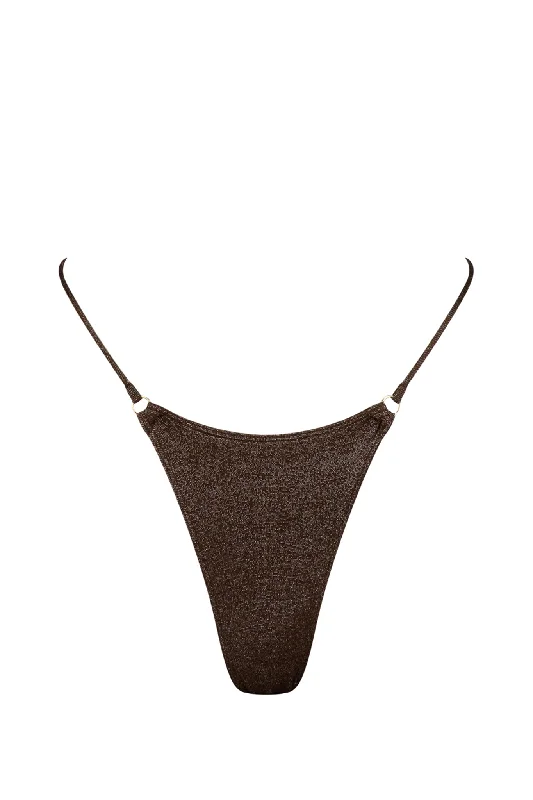 swimwear water games -VDM The Label Elle Chocolate Reversible Bottom