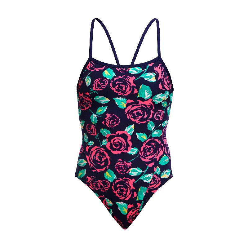 swimwear fitness plans -Feeling Rosy | Ladies Single Strap One Piece