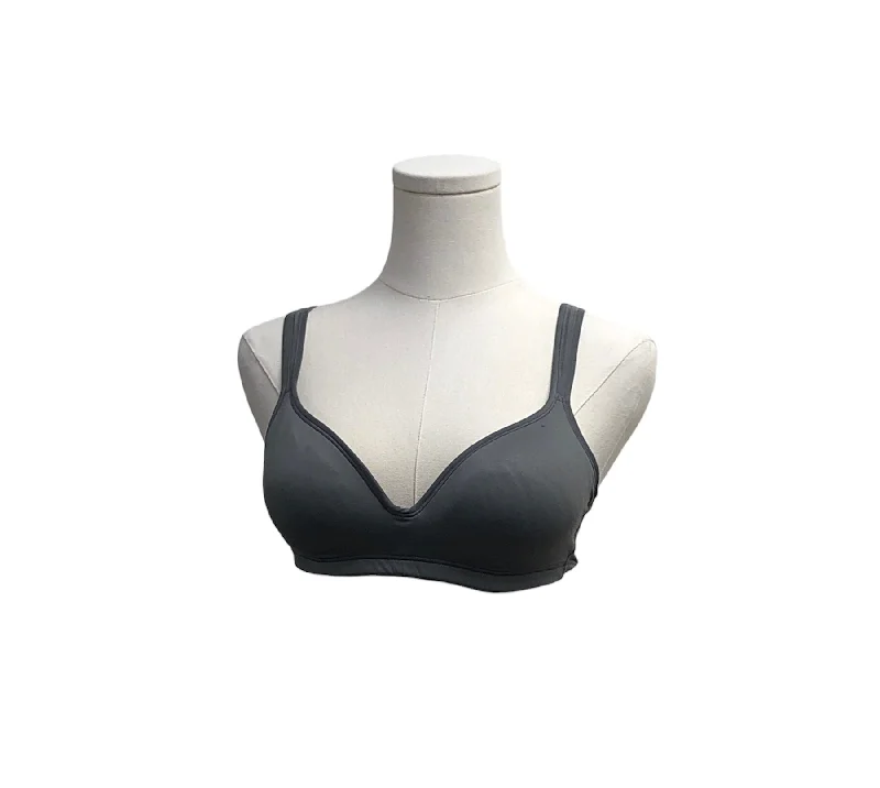 Camo Sports Bra for Outdoor Fitness -Women's Sport Bra Gray S