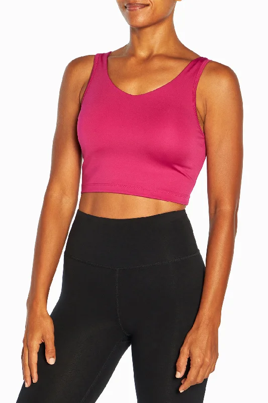 Moisture Wicking Neon Sports Bra for Sweat -Gia Long Sports Bra