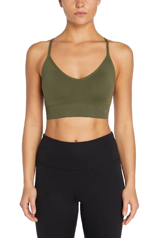 Petite Grey Sports Bra for Ease -2 Pack London Seamless Sports Bra