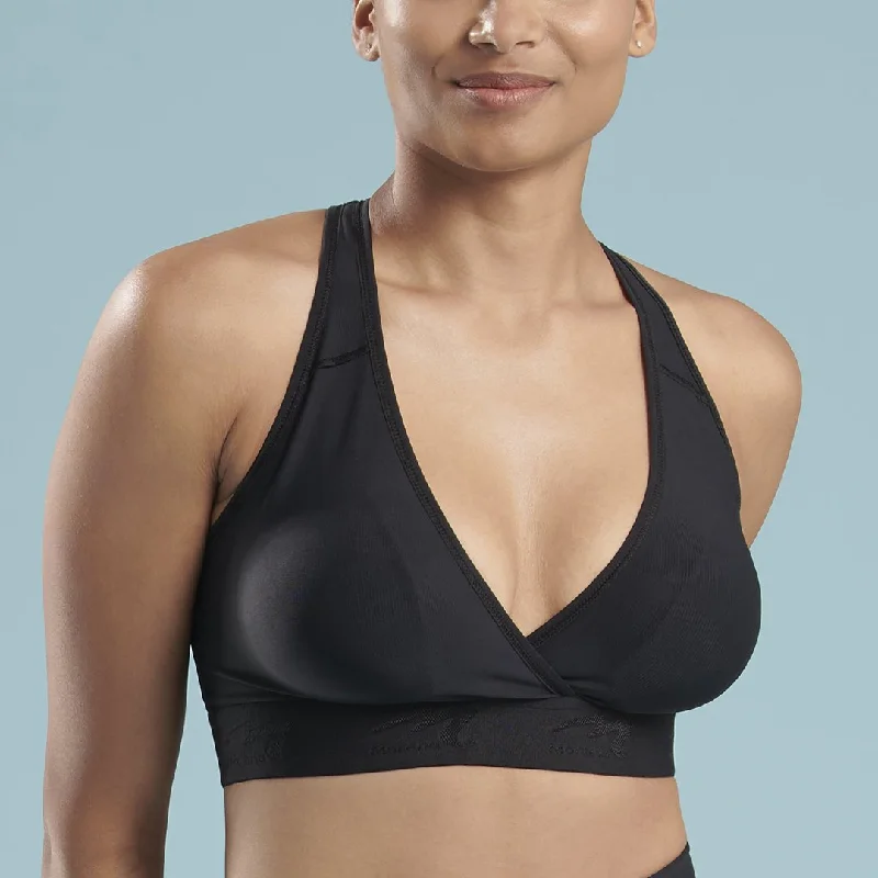 Purple Affordable Sports Bra for Budget -Plunge Comfort Bra - Style No. ME-813