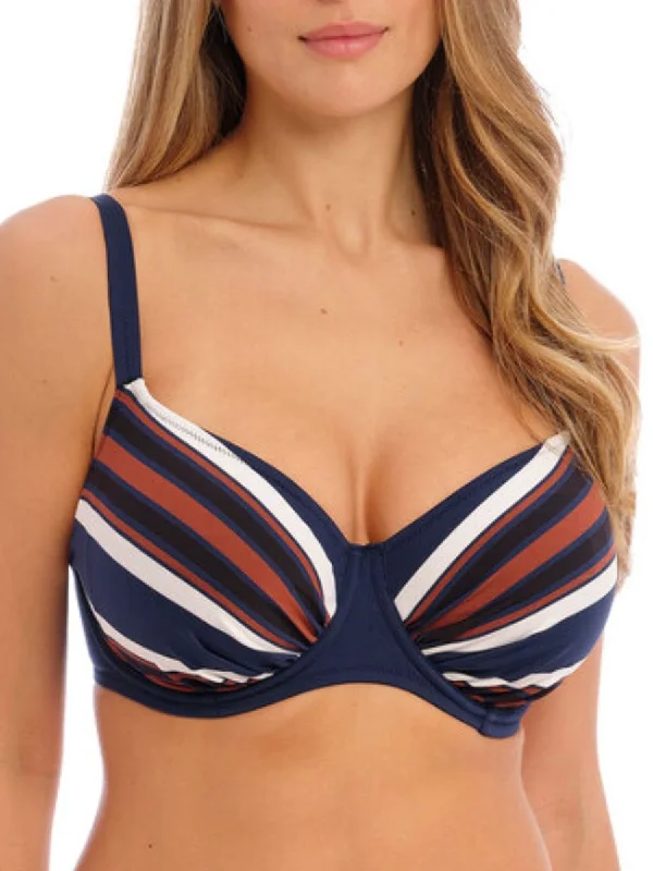 swimwear casual workouts -Ocean Cove Full Cup Bikini Top - Deep Sea