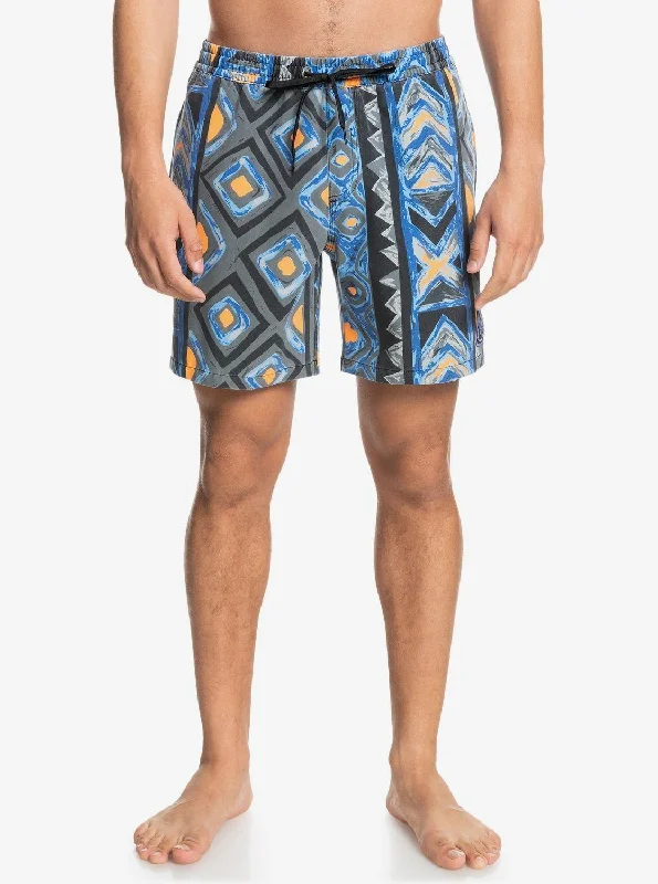 Orange Anti-Odor Sports Short for Freshness -Quiksilver Washed Session 17" Boardshorts