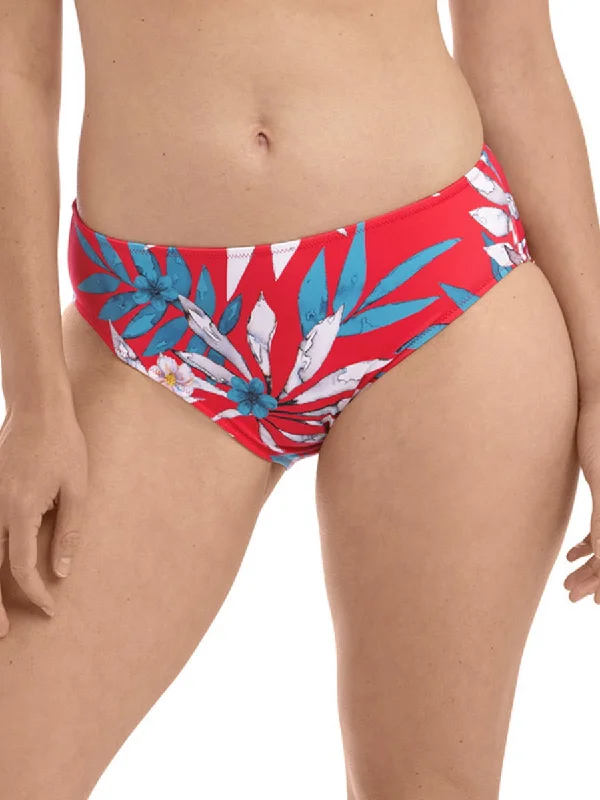 swimwear team games -Santos Beach Bikini Brief - Pomegranate