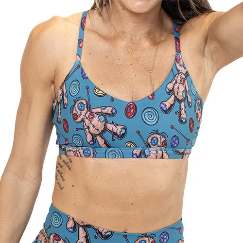 Single Layer Sports Bra for Light Activity -Move Free Bra | Voodoo Doll