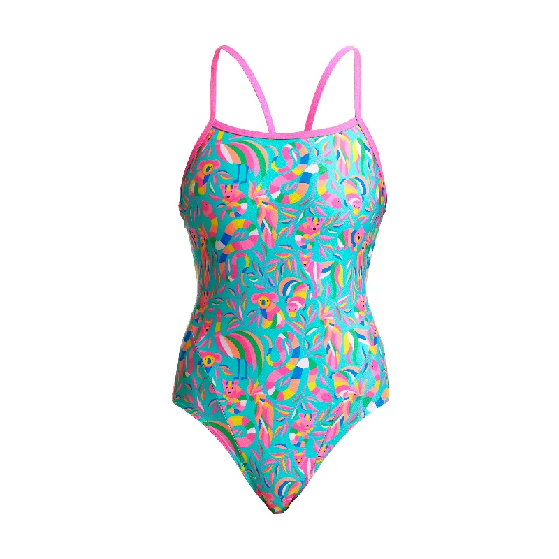 swimwear swim class -Bush Babies | Ladies Single Strap One Piece