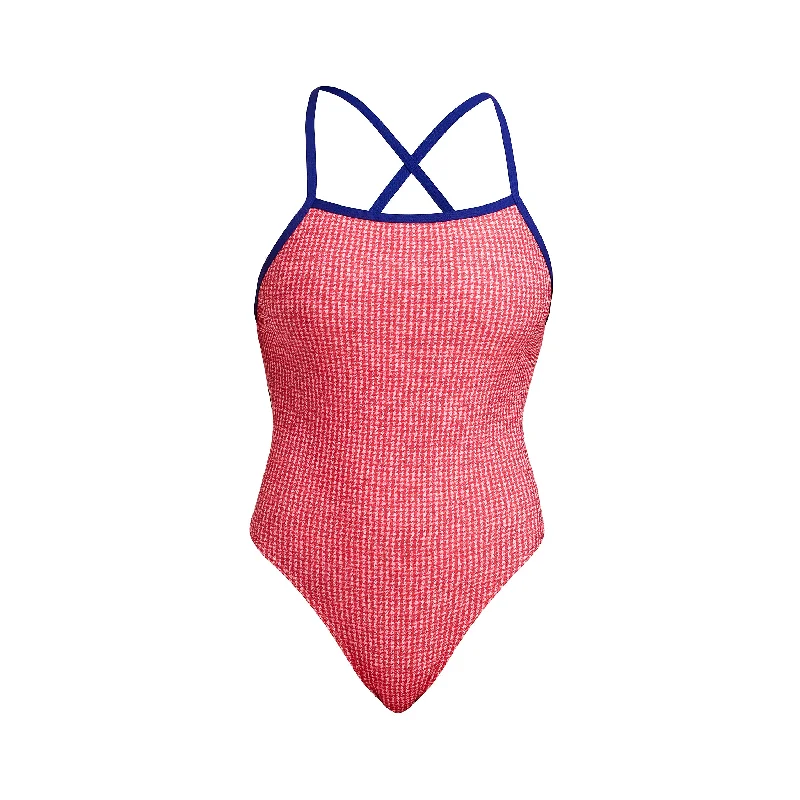 swimwear fitness pros -Blood Hound | Ladies Tie Me Tight One Piece