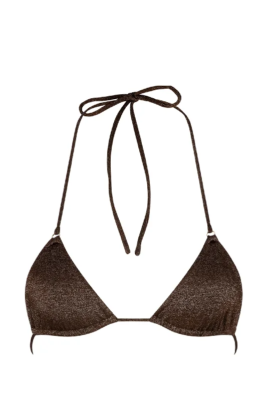 swimwear flat seams -VDM The Label Tula Chocolate Reversible Top