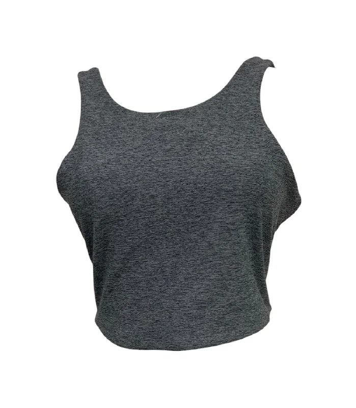 Single Layer Sports Bra for Light Activity -Outdoor Voices Women's Sport Bra M Gray