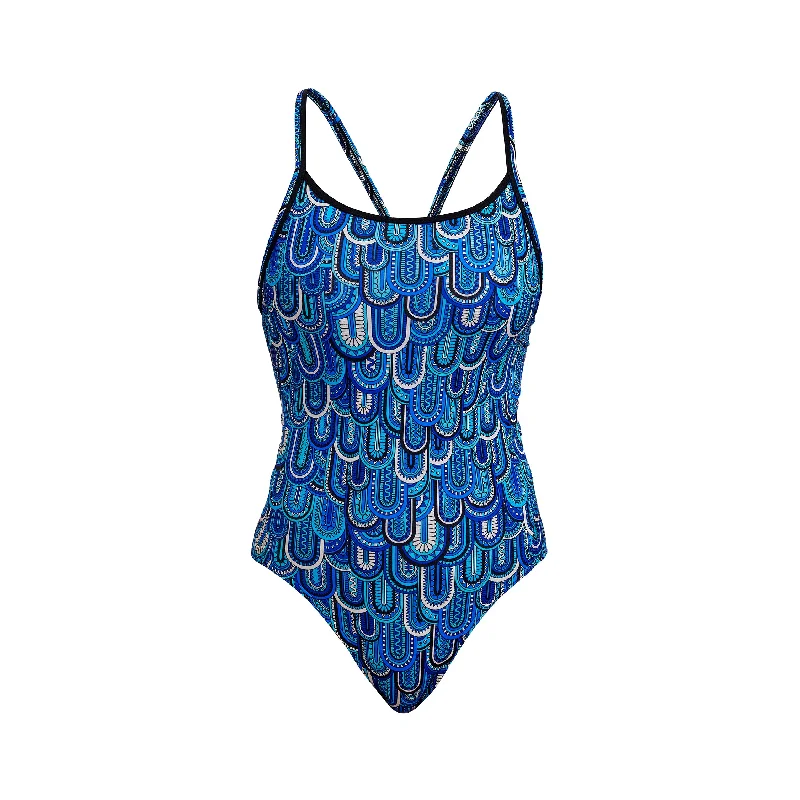 swimwear high flexibility -Flight School | Ladies Diamond Back One Piece