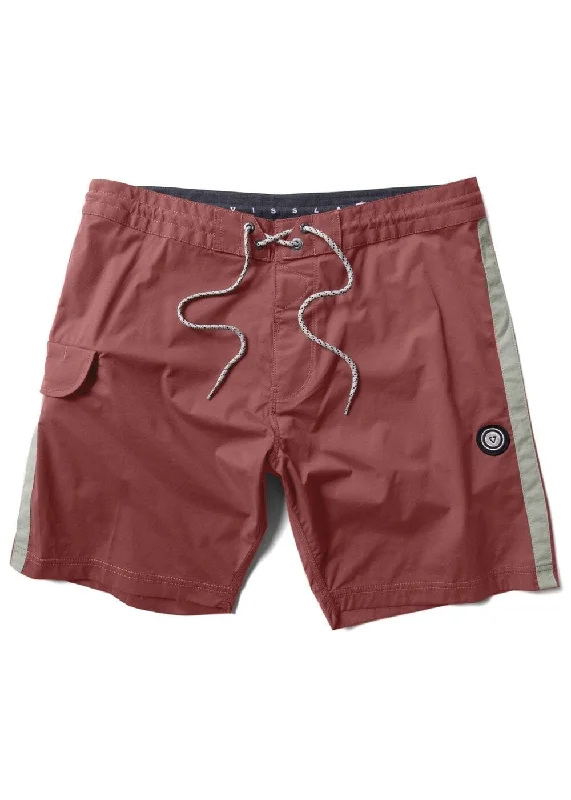 Red Plain Sports Short for Plain -Vissla Trip Out 17.5" Boardshorts