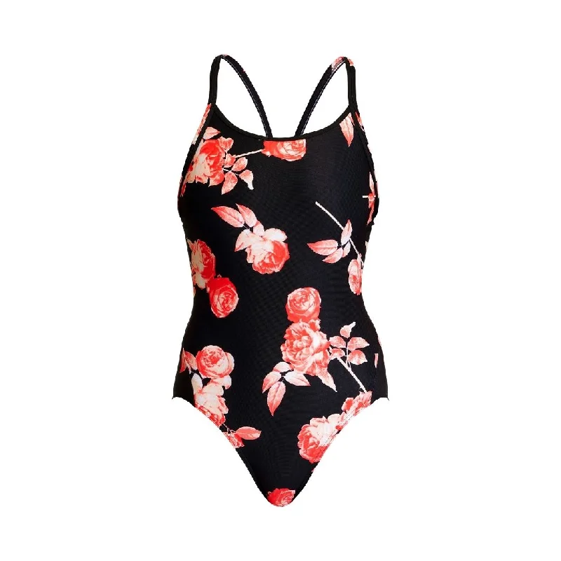 swimwear max comfort -Rose Garden | Ladies Diamond Back One Piece