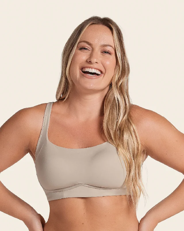 Grey Wireless Sports Bra for Free -Wireless Support Bra