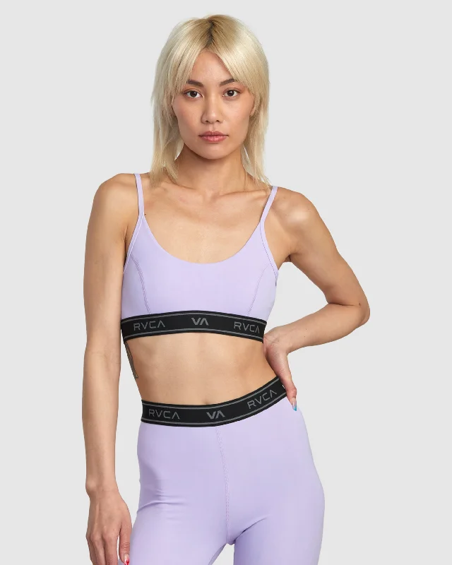 Pink Strappy Sports Bra for Flair -Womens Base Sports Bra