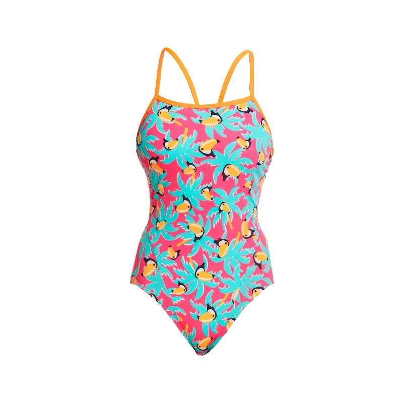 swimwear casual days -Toucan Tango | Ladies Eco Single Strap One Piece