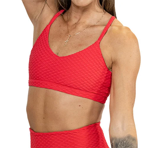 Camo Sports Bra for Outdoor Fitness -Move Free Bra | Athlete Armor | Watermelon