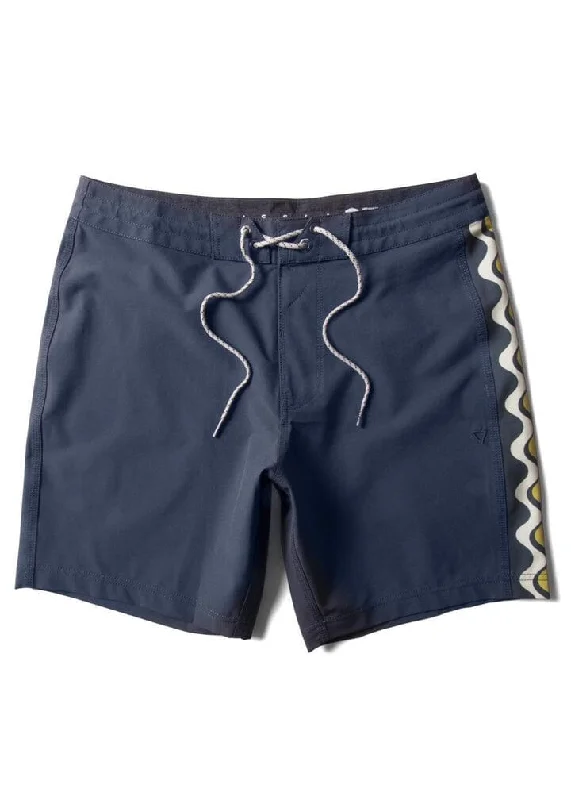 Orange Double Layer Sports Short for Layer -Vissla Asymm 17.5" Boardshorts