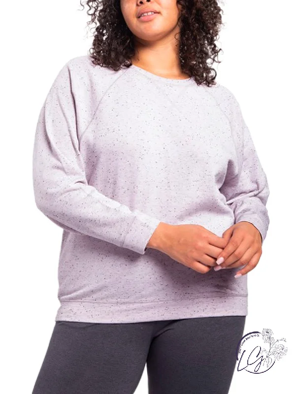 Yellow Stretch Sports Top for Flex -Curvy Sprinkled Love Long Sleeve