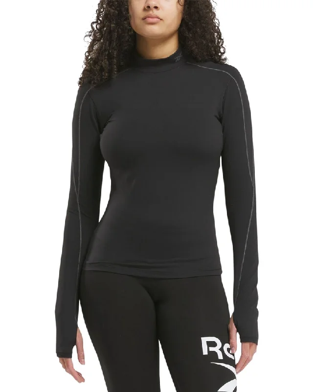 Black Eco-Friendly Sports Top for Sustainability -Reebok Top