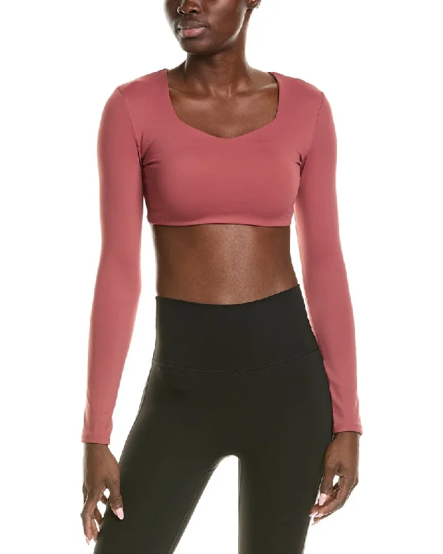 Red Cotton Sports Top for Soft -SERENETTE Top