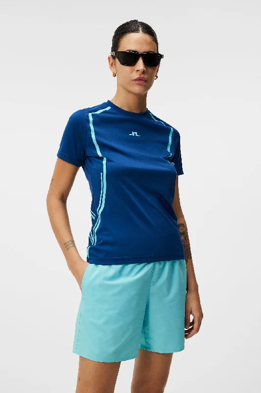 Red Cotton Sports Top for Comfort -Fina Top