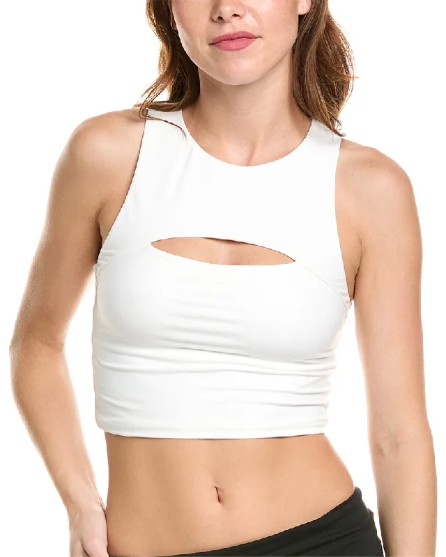 Green Quick Dry Sports Top for Speed -THE UPSIDE Milena Top