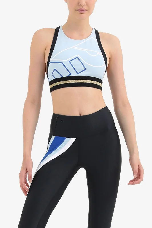 Pastel Sports Top for Soft Look -The Volley Crop