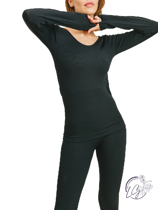 White Full Coverage Sports Top for Shield -Unlimited Adventures Seamless Fleece Long Sleeve